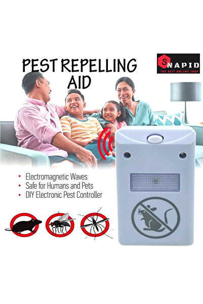 Genel Markalar Pest Repeller Böcek Sinek Haşere Fare Kovucu Ultrasonik Zararl...