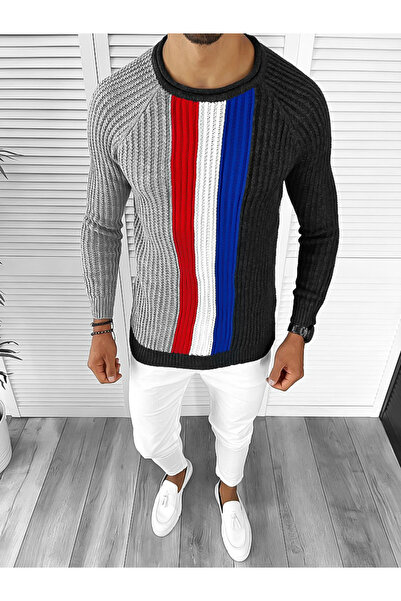 dehaine Men's striped sweater, T3575