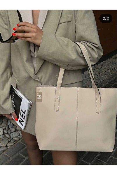 ÖZÜM TAKI Geantă mare de umăr pentru femei, roșu claret