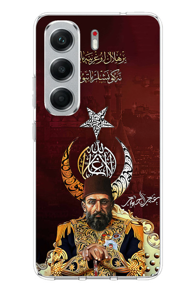 TechTree Tecno Camon 40 Pro 5g Compatible Abdülhamid Han Printed Silicone Case