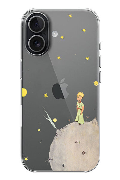 TechTree حافظة سيليكون متوافقة مع هاتف iPhone 17 بتصميم الأمير الصغير مطبوع