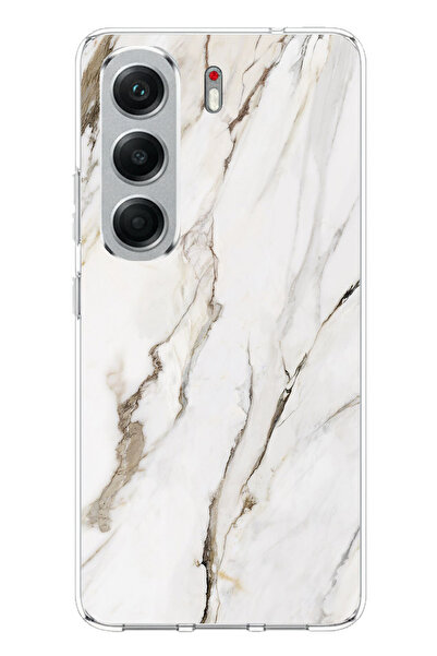 TechTree حافظة سيليكون متوافقة مع هاتف Tecno Camon 40 PRO 5G باللون الأبيض ال...