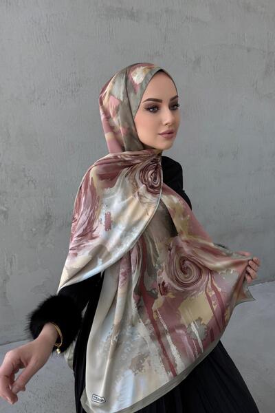 Byedauzunlar Pudra Sahara Sandy Silk Shawl