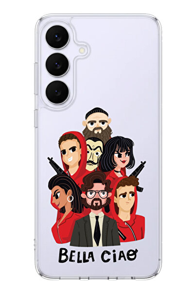 TechTree حافظة سيليكون متوافقة مع هاتف سامسونج جالاكسي S25 FE بتصميم بيلا تشي...