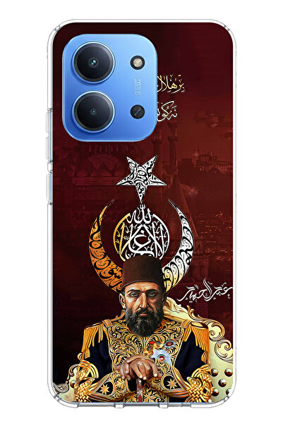 TechTree حافظة سيليكون متوافقة مع هاتف Redmi 15C من عبد الحميد حان مطبوع