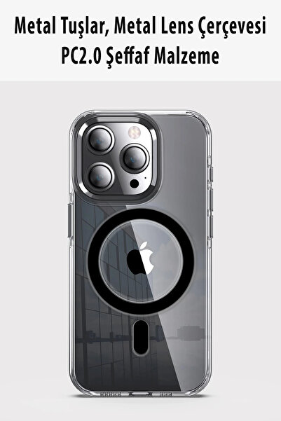 Joko Lvsqvr iPhone 15 Pro Max Case Crystal Magsafe Cover (232341) - Transparent