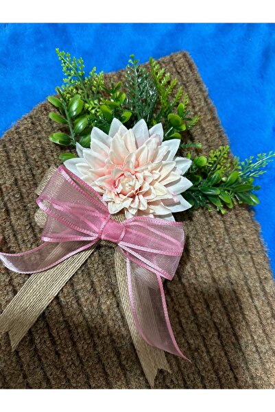 Marrone Pink Star Flower Door Mat and Socket Frame Set of Two