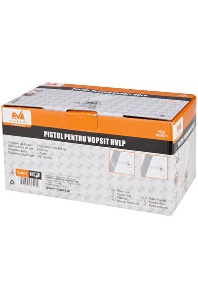 EvoTools Professional HVLP Paint Gun - Gun volume 600 ml