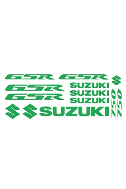 Oracal 651 Set 13 stickere suzuki gsr 750 v3,20cm x 2cm, verde