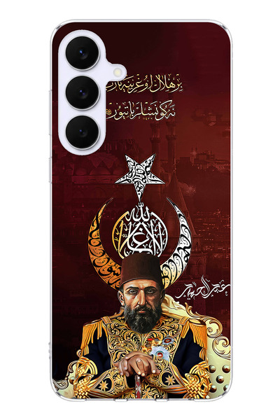 TechTree حافظة سيليكون متوافقة مع هاتف سامسونج جالاكسي S25 FE من عبد الحميد حان مطبوع