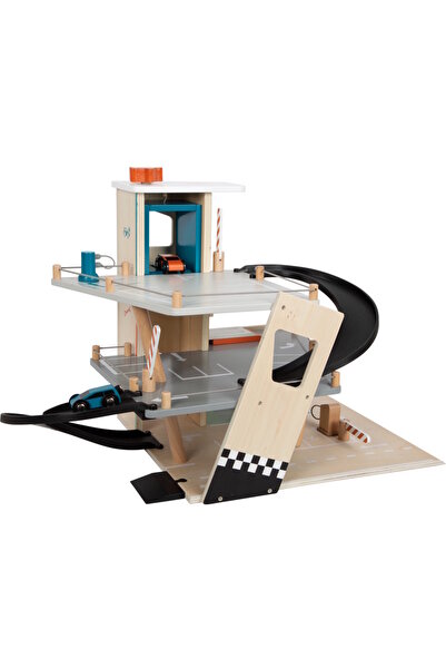 Small Foot Parcare din lemn cu vehicule de curse - Rallye,