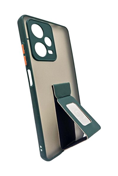 Generic Magnetic Holder Luxury Shockproof Camera Protection Case For Xiaomi Redmi Note 12 Pro 5G - Green