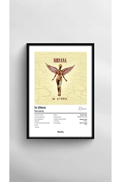 Thetic Nirvana - In Utero Albüm Koleksiyonu PREMIUM Spotify Poster!