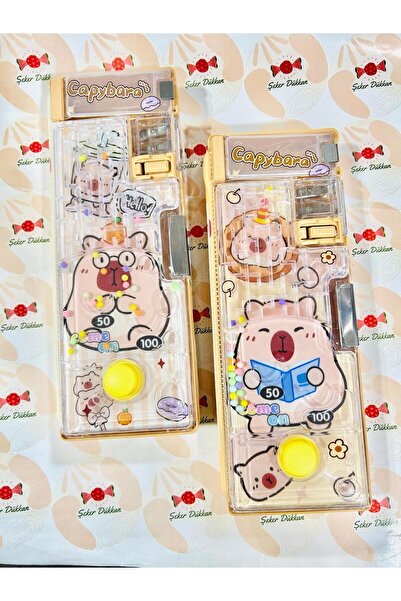 ÖZ KIRTASİYE Capybara Kalem Kutusu Kapibara Kalemlik Çok fonksiyonlu sevimli ...