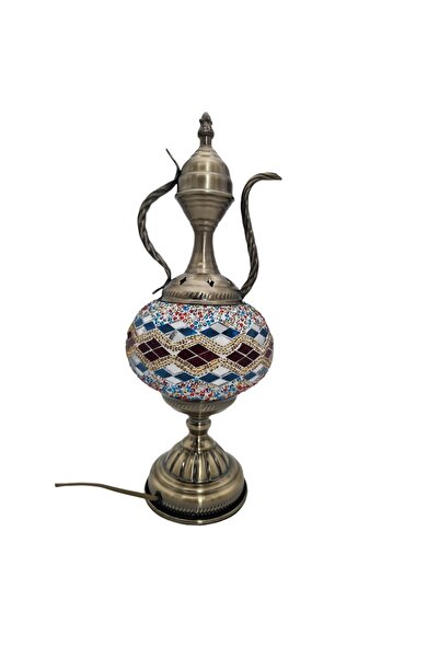 ABS Handmade multicolor glass mosaic table lamp, oriental, 43 cm (LT2)