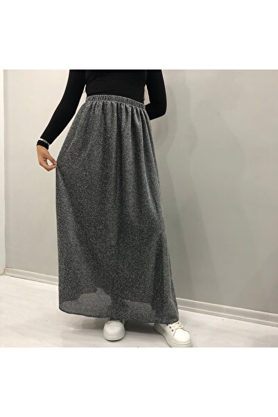 Butik Glittery Stylish Skirt Standard Size 38/46 Fits Well the Fabric Is Glittery with Elastic Waistband