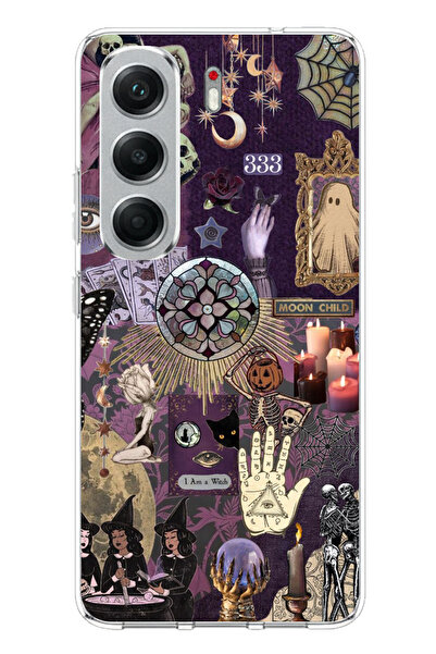 TechTree Tecno Camon 40 Pro 5g Compatible Hallowen Cadillars Astrology Printed Silicone Case