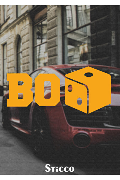 Sticco ملصق زجاجي للسيارة والدراجة النارية من BoZAR مقاس 14 × 6 سم