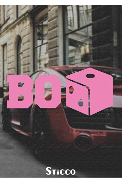 Sticco ملصق زجاجي للسيارة والدراجة النارية من BoZAR مقاس 14 × 6 سم