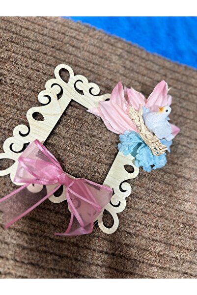 Marrone Pink Socket Frame Bell Ornament