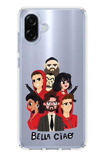 TechTree حافظة سيليكون متوافقة مع هاتف سامسونج جالاكسي A07 بتصميم بيلا تشيو م...