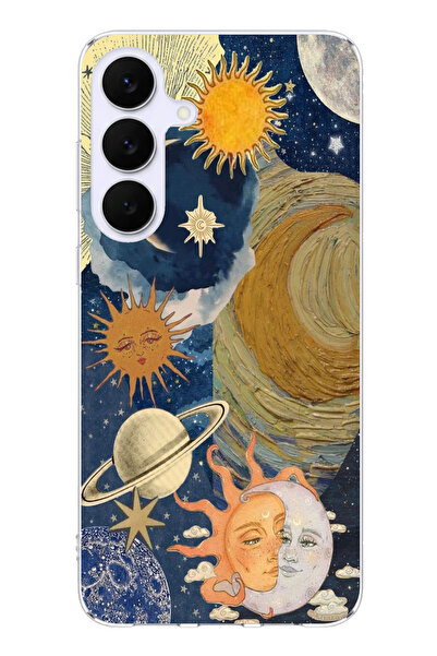 TechTree حافظة سيليكون مطبوع متوافقة مع هاتف سامسونج جالاكسي S25 FE بتصميم ال...