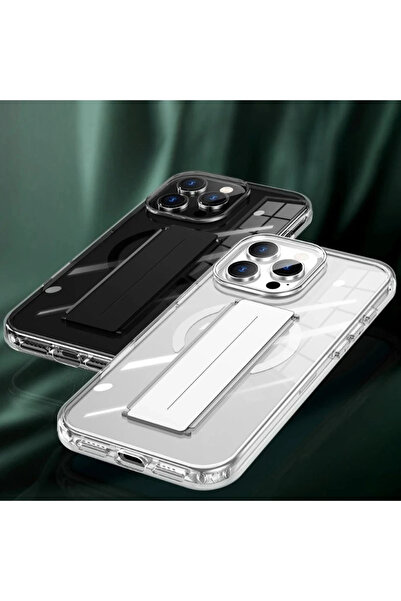 Joko Lvsqvr iPhone 15 Pro Max Case Alfa Magsafe Cover with Stand (232129) - Transparent