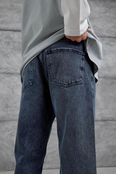 NOMARC Navy Blue Mmx Baggy Jean