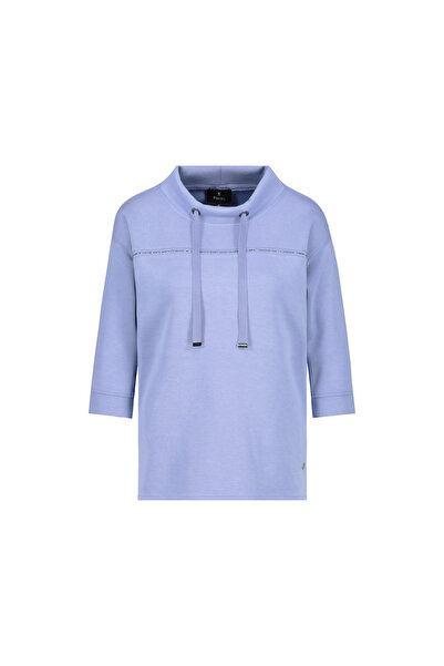 Monari Rundkragen Langarmshirt für Damen