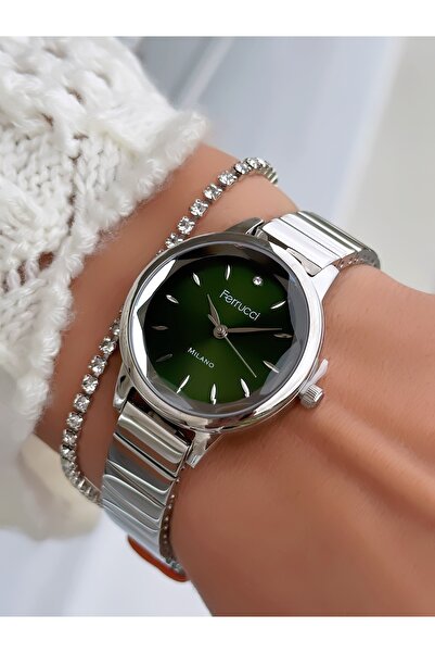 Ferrucci ÇELİK KORDON KADIN KOL SAATİ 3 ATM SU GEÇİRMEZ 2 YIL GARANTİLİ+BİLEK...