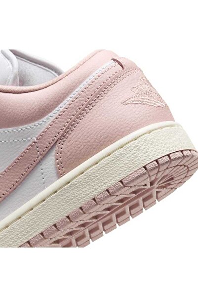 Nike Air Jordan 1 Low Hakiki Deri Kadın Günlük Sneaker (Blue Sport )