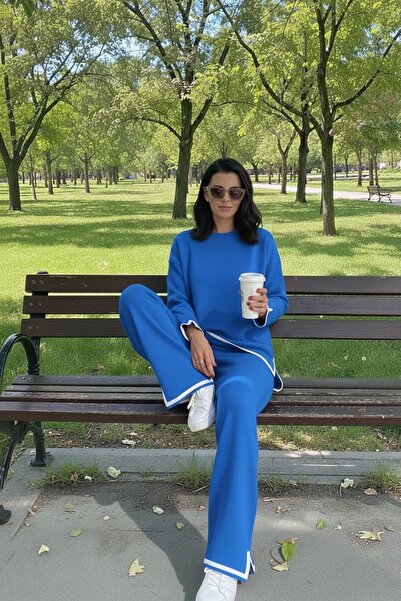 modabirsen Slit Detailed Knitwear 2-Piece Set