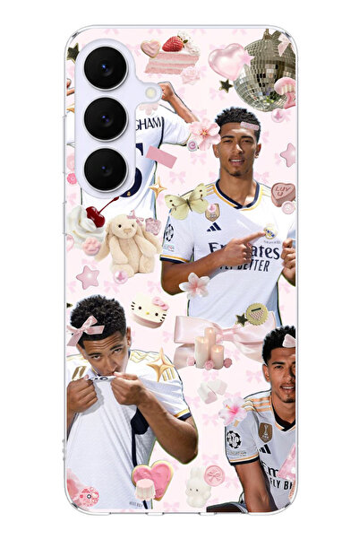 TechTree حافظة سيليكون متوافقة مع هاتف سامسونج جالاكسي S25 FE من جود بيلينغهام مطبوع