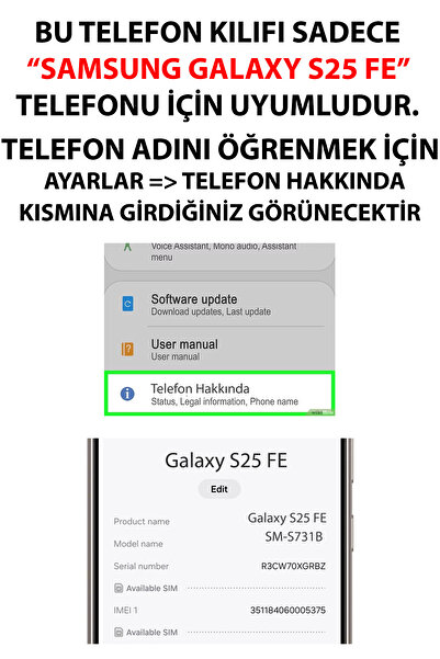 TechTree Samsung Galaxy S25 FE Compatible Kerem Aktürkoğlu Sevinç, Printed Silicone Case