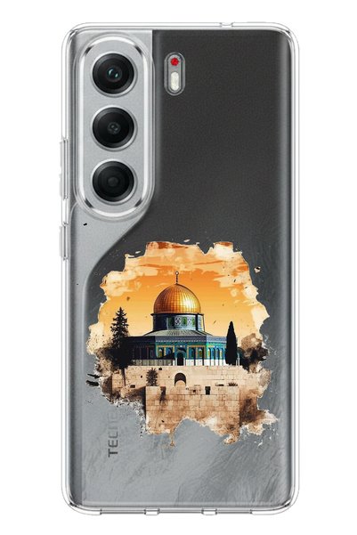 TechTree جراب سيليكون مطبوع متوافق مع هاتف تكنو كامون 40 برو 5G بتصميم المسجد...