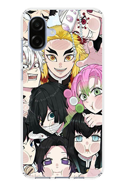 TechTree حافظة سيليكون متوافقة مع هاتف سامسونج جالاكسي A07 من مانغا مطبوع