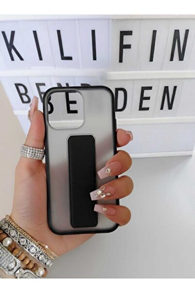 kılıfınbenden حافظة جلدية لهاتف آيفون 13 برو مع حامل