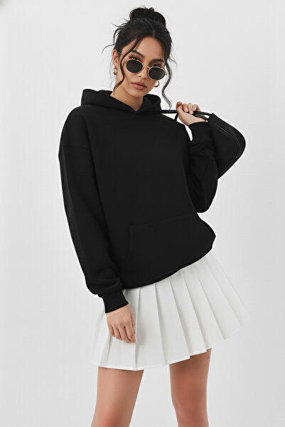 uyguntarz Unisex Black & Pink & Indigo 3-Piece Straight Deal Pack 3 Thread Ov Oversized Weatshirt