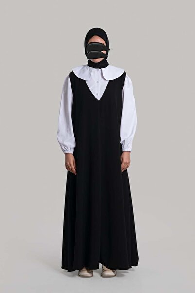 Emare Gilet Dress - Black