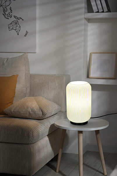 Lunipa Lamp Modern Masa Lambası Amber Işık | Modern Dekoratif Abajur