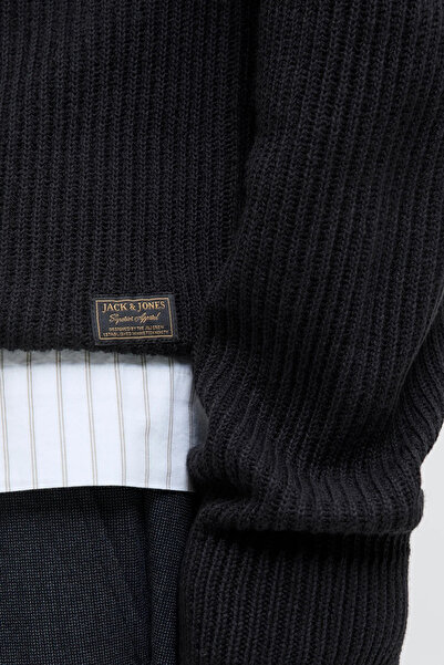 Jack & Jones Jjpannel Cotton Blend Regular Fit Crew Neck Sweater Men's Sweater 12278916