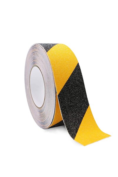 LUXER Anti-Slip Adhesive Tape For Stairs/Steps Indoor/Outdoor, Dimensions 5 cmx5 m, Black-Yellow