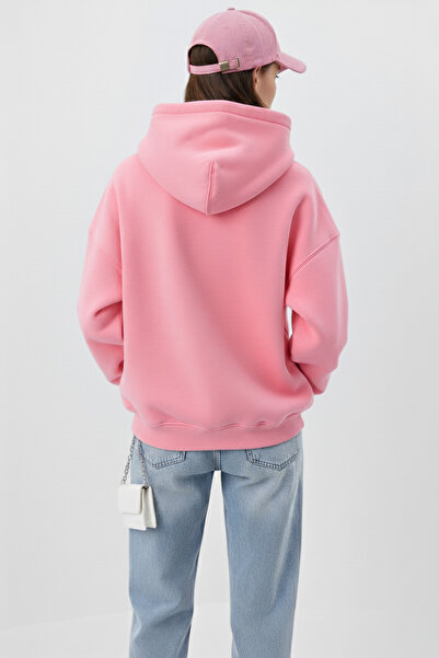 uyguntarz Unisex Pink & Black 2-Piece Flat Deal Pack 3 Thread O Oversized Sweatshirt