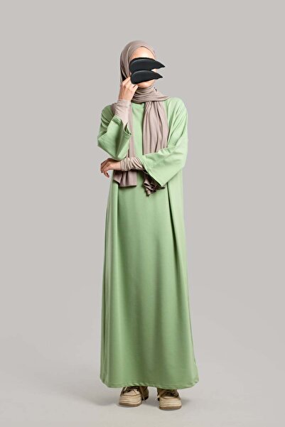 Emare Fakir Sleeve Cotton Sports Dress - Clover Green