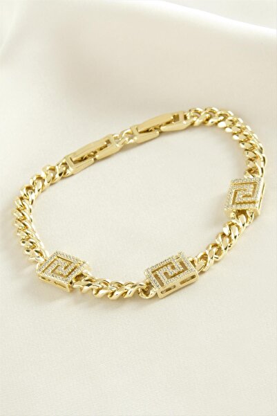 CT STONES Xuping Maze Zircon Stone Luxury Steel Bracelet