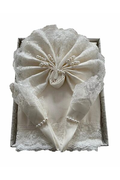 ZENCHES 18 piese pentru față de masă persoane, rezistent la pete Kdk, țesătur...