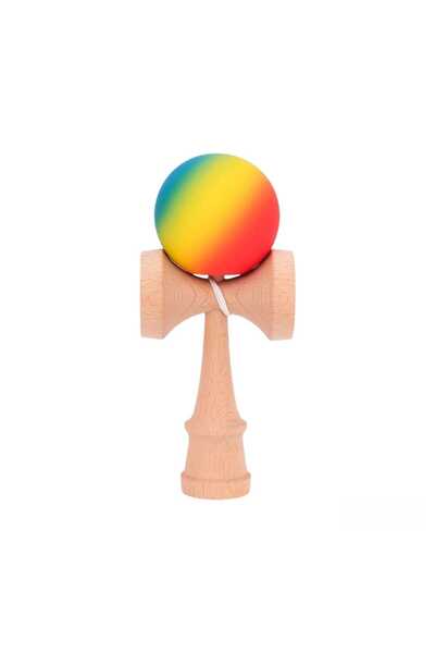 Virtual Trend Kendama, jucarie pentru copii Virtual Trend®, Maner din lemn de...
