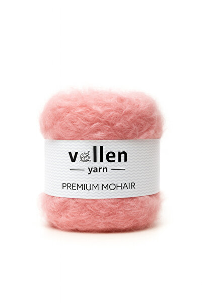 vollen yarn Premium Mohair Knitting Yarn 100Gr 250m – Soft Lightweight Plump Texture | 25% Wool | Shawl Cardigan Sweater Scarf Rope