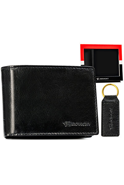 Other Gift set: men's leather wallet and keychain - Rovicky