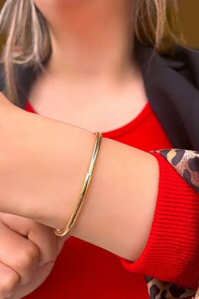 Altınaşkı Taşsız Esnek Altın Bileklik